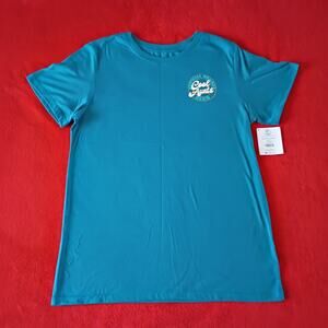 Best Auntie Tee Shirt Women Size M Mother's Day Teal T-shirt NWT Celebration